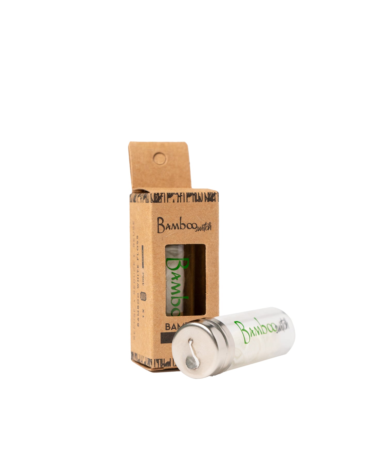 Refillable Bamboo Floss