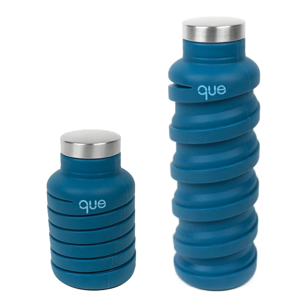 Collapsible Water Bottle - Steel Blue