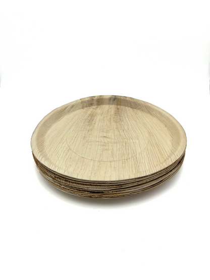 Round Palm Leaf Platters (10pk)