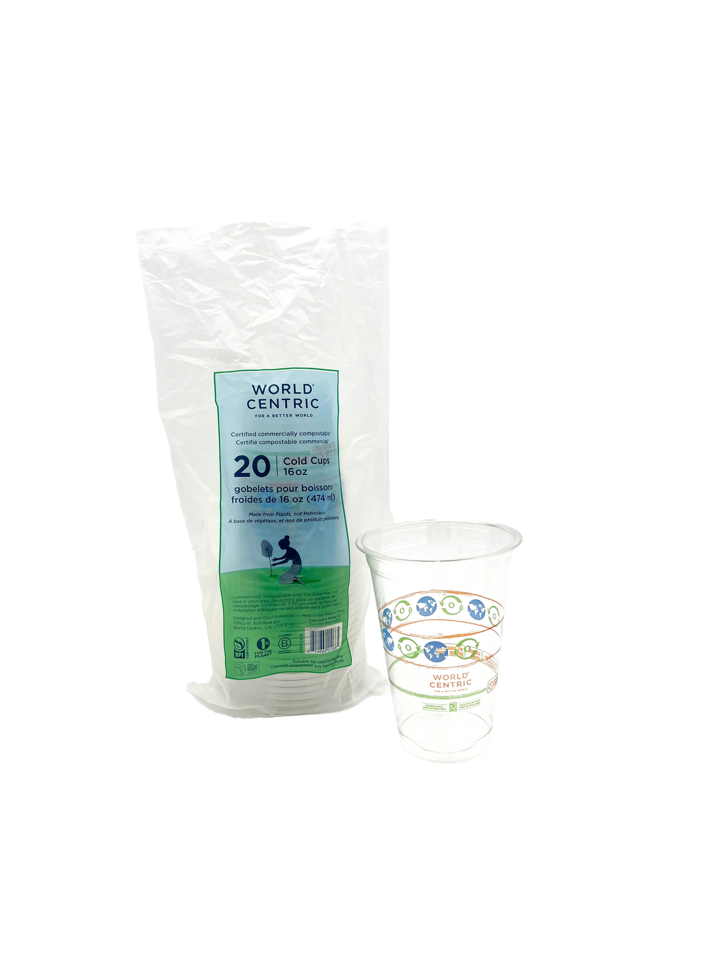 Compostable Cold Cups (20pk)