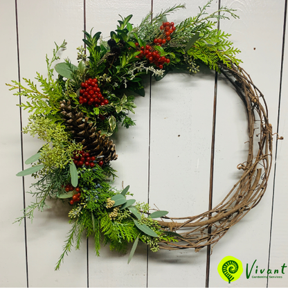 Compostable Holiday Wreath
