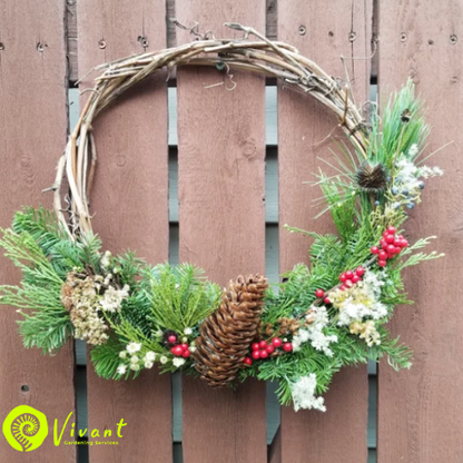 Compostable Holiday Wreath