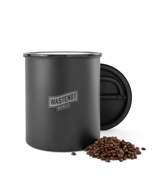 WasteNot Works Coffee Canister