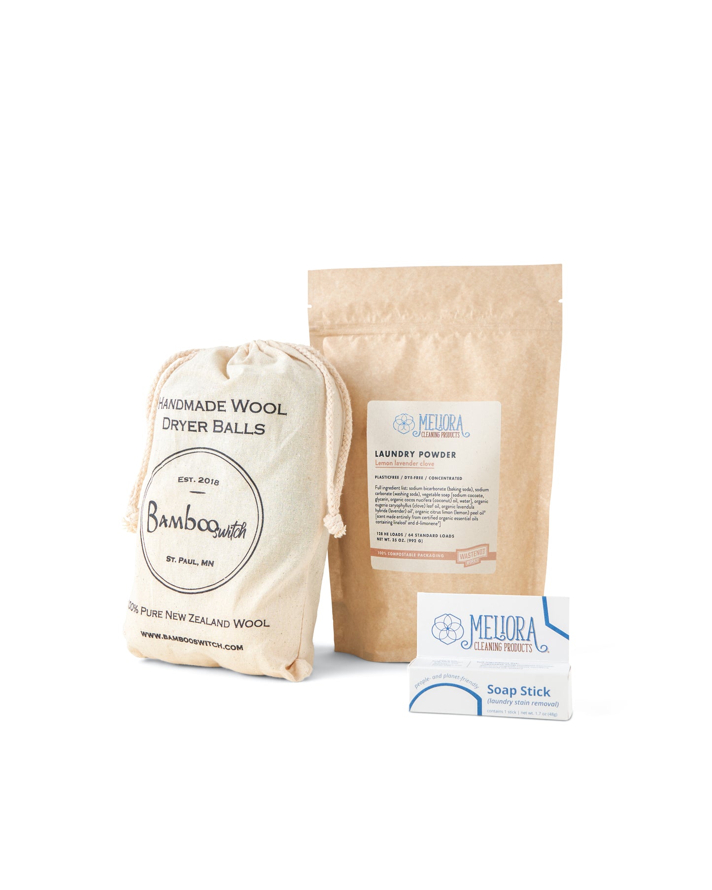Plastic-Free Laundry Pack