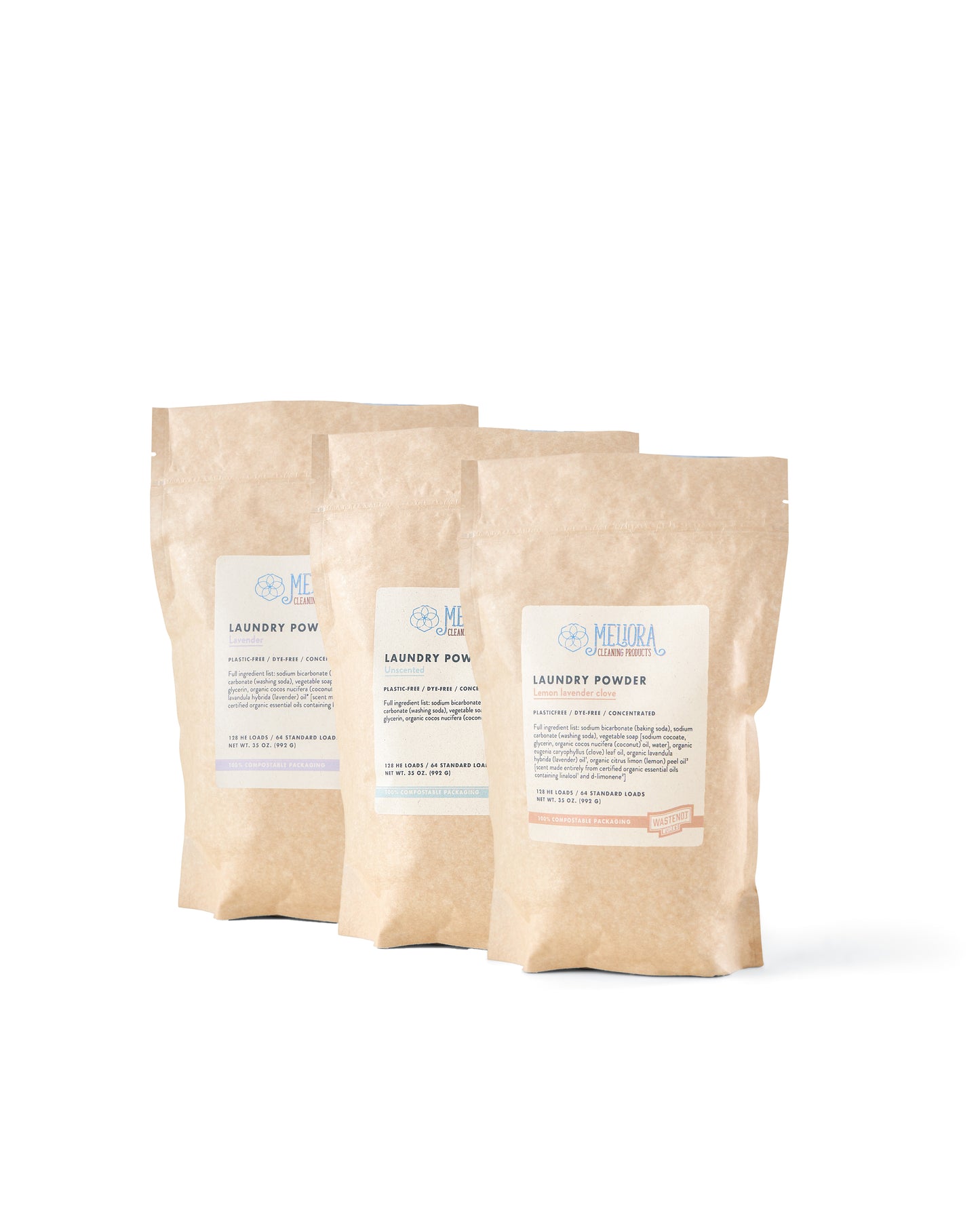 Plastic-Free Laundry Detergent - Unscented