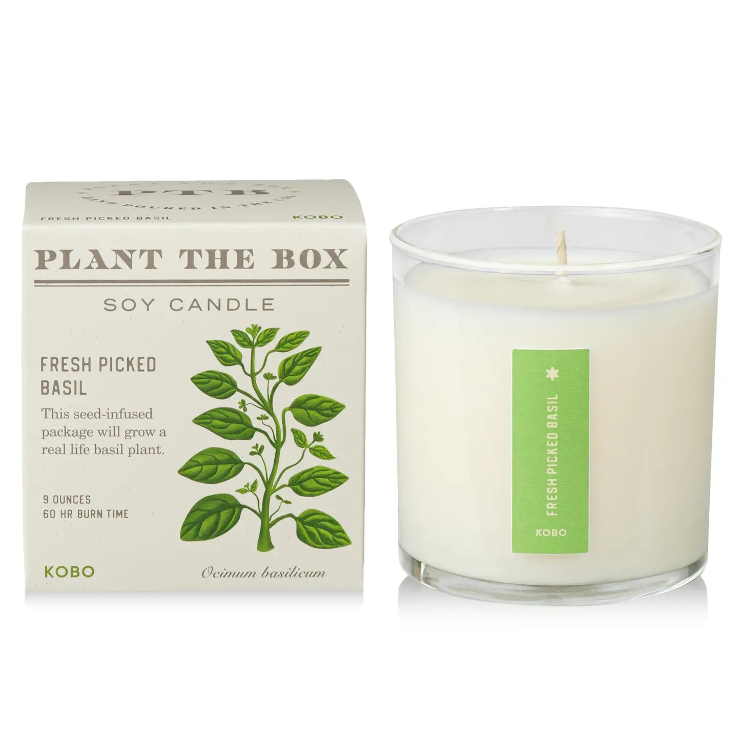 Plant the Box Candle - Basil