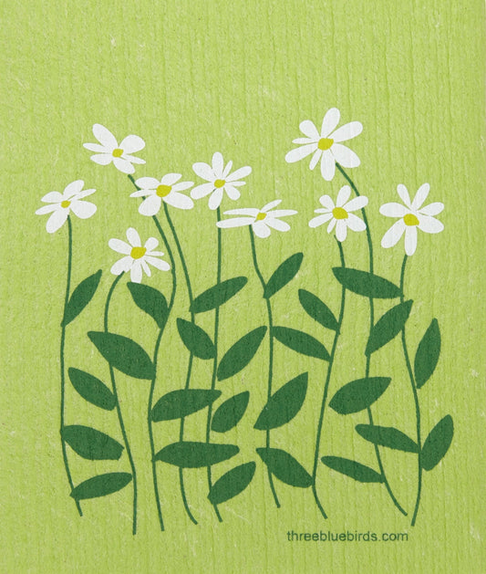Swedish Dishcloth - Daisies
