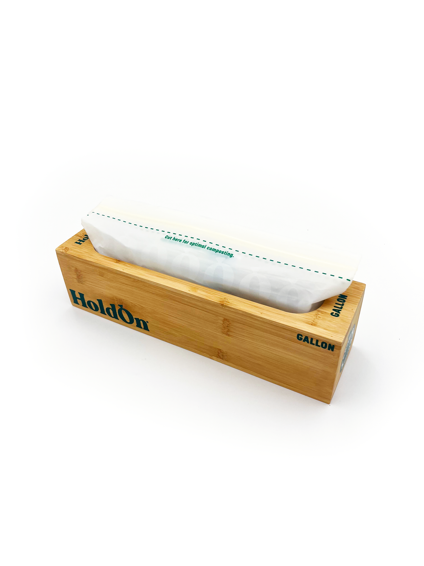 Bamboo Gallon Bag Organizer