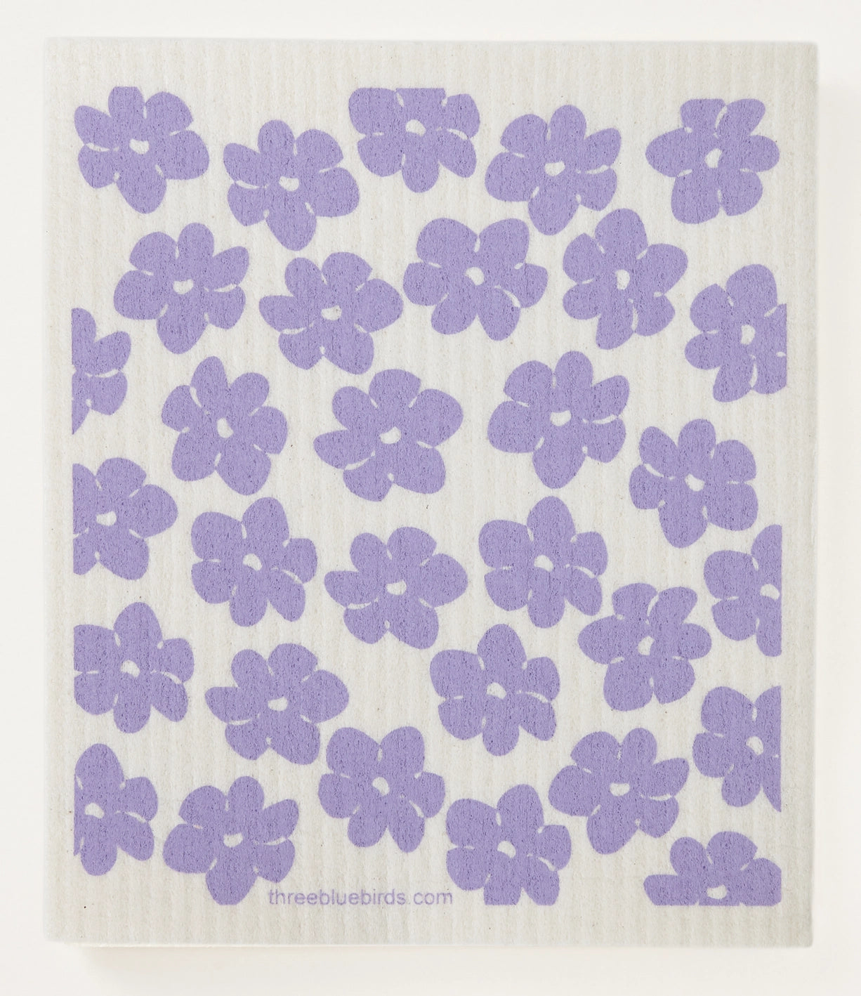Swedish Dishcloth - Lavender Poppies