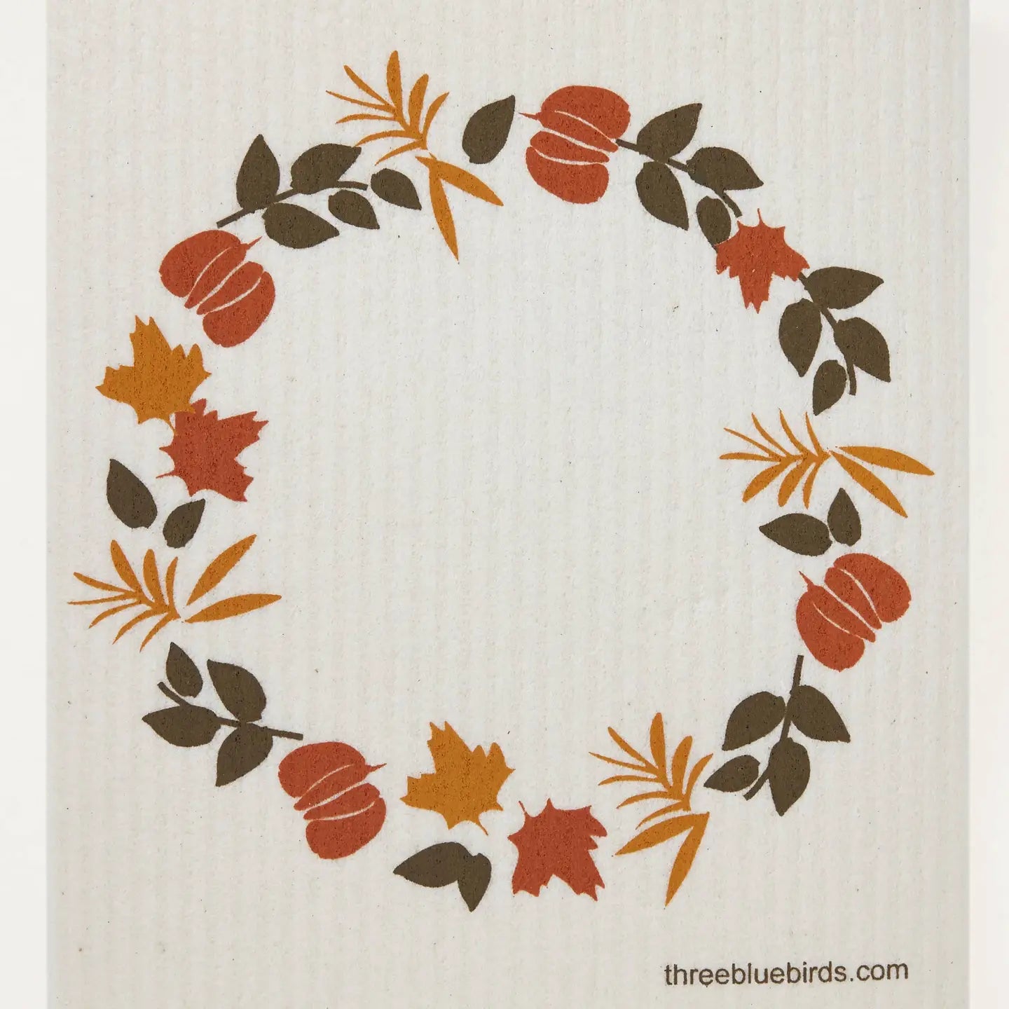 Swedish Dishcloth - Autumn Wreath