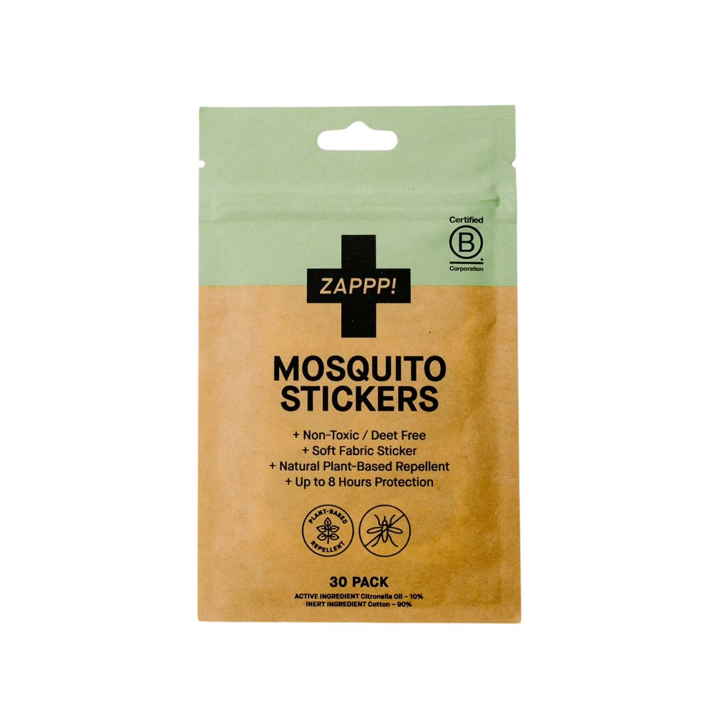 Compostable Bug Repellent Stickers
