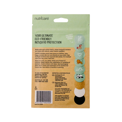 Compostable Bug Repellent Stickers